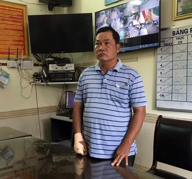 Nguyễn Dư tại cơ quan điều tra.
