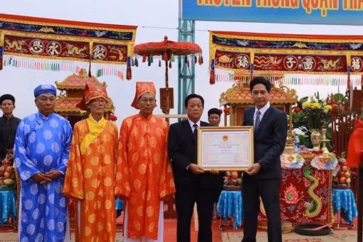 Trao Bằng chứng nhận Lễ hội Cầu ngư tại Đà Nẵng di sản văn hóa phi vật thể quốc gia