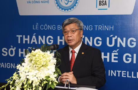 Thứ trưởng Bộ Khoa học – Công nghệ Trần Việt Thanh chính thức phát động “Tháng hưởng ứng ngày sở hữu trí tuệ thế giới”. Thứ trưởng Bộ Khoa học – Công nghệ Trần Việt Thanh chính thức phát động “Tháng hưởng ứng ngày sở hữu trí tuệ thế giới”.