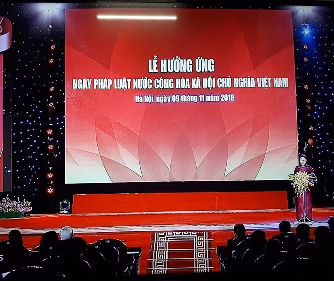 Lễ hưởng ứng Ngày Pháp luật Việt Nam 2018