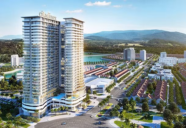 Phối cảnh tòa nhà dự án Citadines Marina Hạ Long