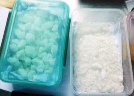 Ma túy thu giữ tại nhà Lục Gia Khánh.