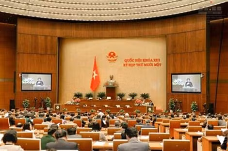Quang cảnh phiên họp.