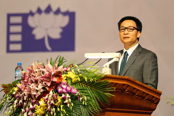 Phó Thủ tướng Vũ Đức Đam phát biểu tại Đại hội. Phó Thủ tướng Vũ Đức Đam phát biểu tại Đại hội.