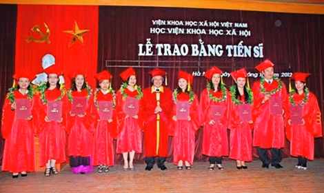 93% tiến sĩ tại Việt Nam tập trung ở khu vực nhà nước (Ảnh minh họa).