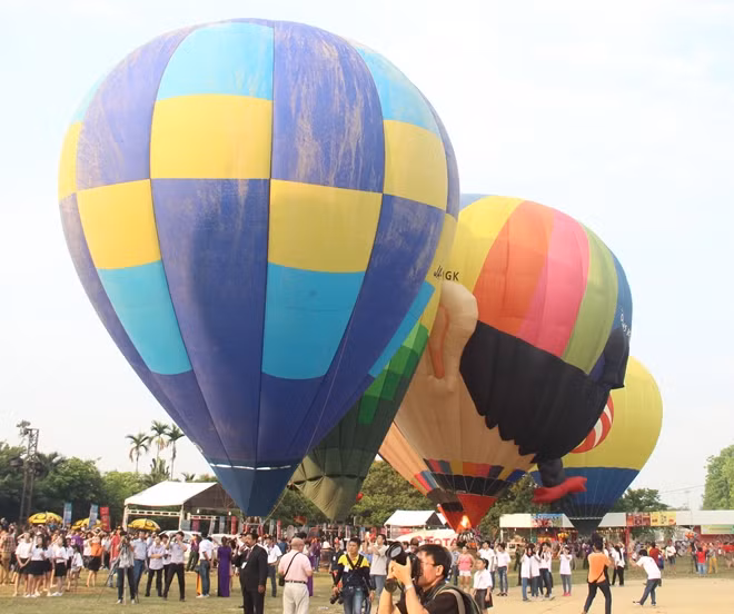 Có 9 quốc gia tham dự Ngày hội khinh khí cầu tại Festival Huế.