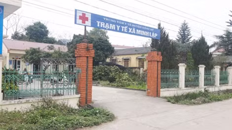 Trạm Y tế xã Minh Lập từng là nơi cấp thuốc điều trị của nhiều bệnh nhân nhiễm HIV.