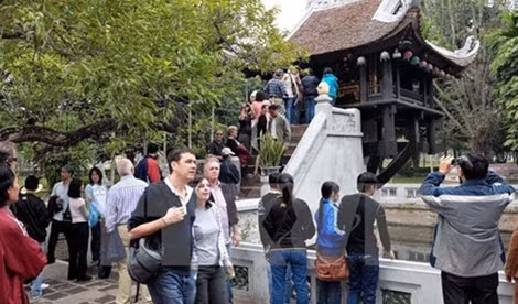 Thủ đô Hà Nội đã đón 42.640 lượt khách quốc tế.