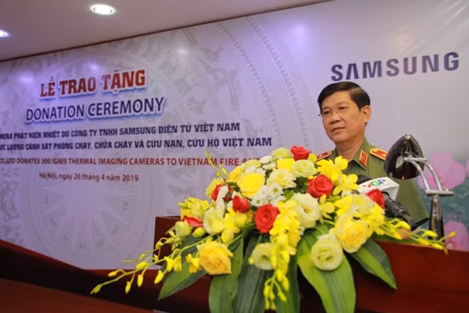 Thứ trưởng Nguyễn Văn Sơn phát biểu tại buổi Lễ