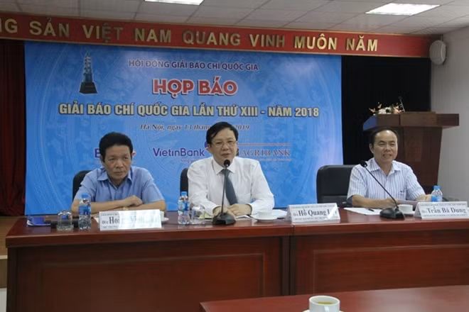 Ban tổ chức Giải báo chí Quốc gia năm 2018