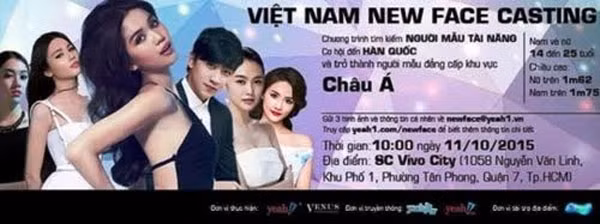 Được quảng bá rộng rãi nhưng cuộc thi tuyển chọn người mẫu của Venus không có giấy phép.