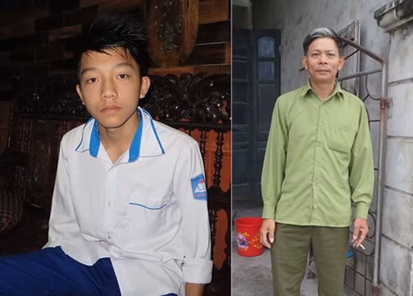 Em Hồ Hữu Lộc và ông Hoàng Quốc Liễu.