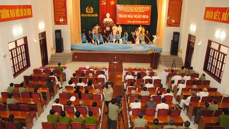 Quang cảnh buổi giao lưu.