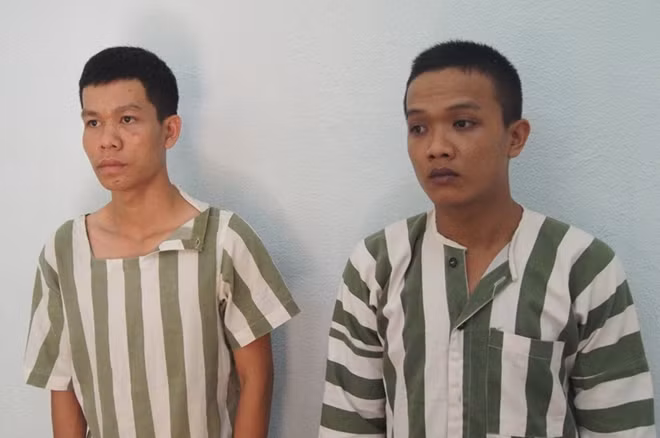 Các đối tượng tại cơ quan Công an