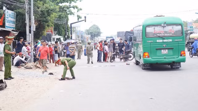 Hiện trường vụ tai nạn