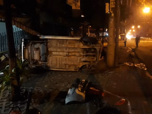 Hiện trường vụ tai nạn