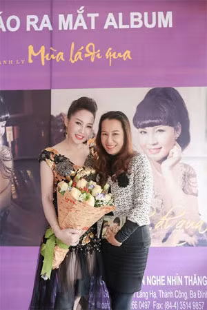 Ca sĩ Khánh Ly và nhạc sĩ Giánh Son.