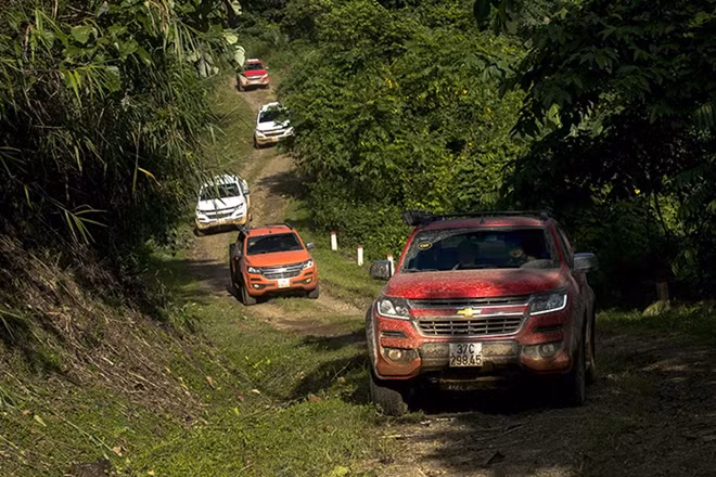 Hành trình Chevrolet Colorado – The Boundary với những cung đường hết sức khó khăn.