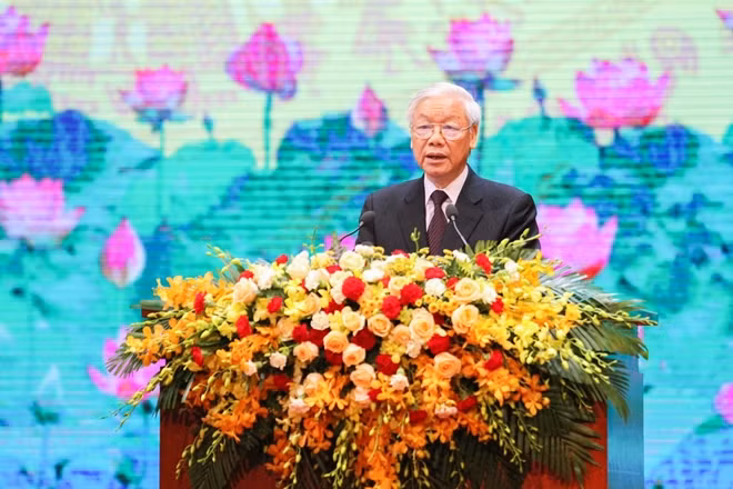 Tổng Bí thư Nguyễn Phú Trọng đã dự và phát biểu tại Lễ kỷ niệm 70 năm Ngày Thương binh - Liệt sỹ.