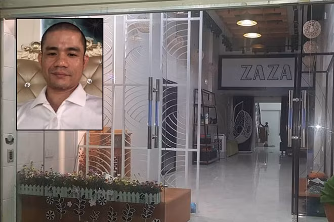 Đối tượng Sơn và ngôi nhà nơi hắn cố thủ.