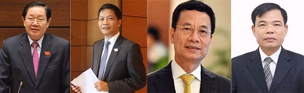 Bốn vị bộ trưởng sẽ trả lời chất vấn. Bốn vị bộ trưởng sẽ trả lời chất vấn.