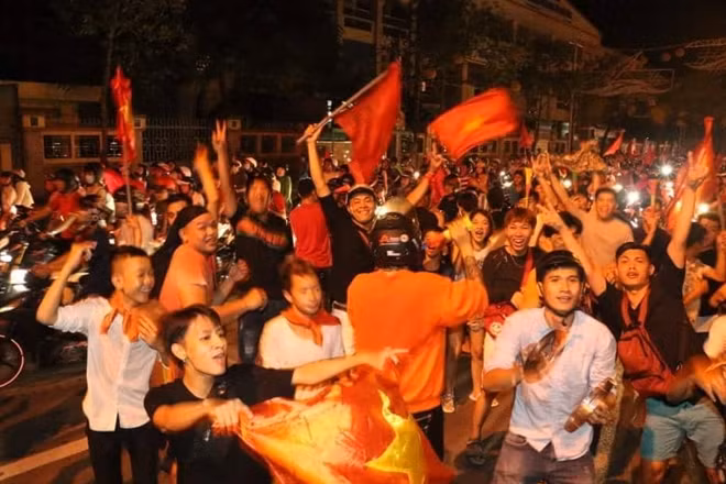 Niềm vui chiến thắng.
