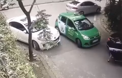 Hiện trường vụ việc (cắt từ camera)