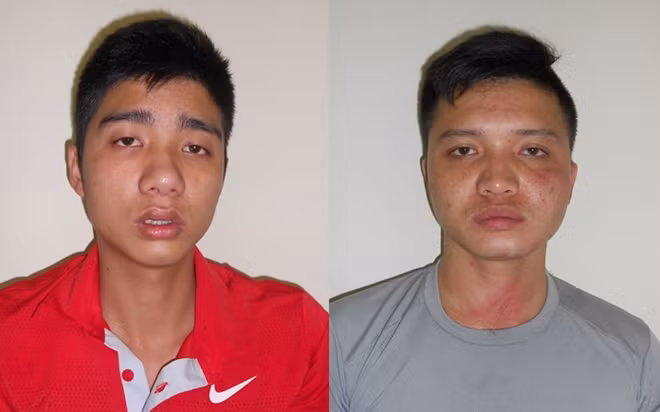 Các đối tượng bị bắt giữ.
