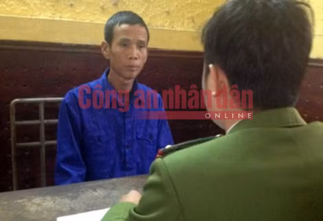 Cơ quan Công an lấy lời khai đối tượng Hoàn Minh Tiến.