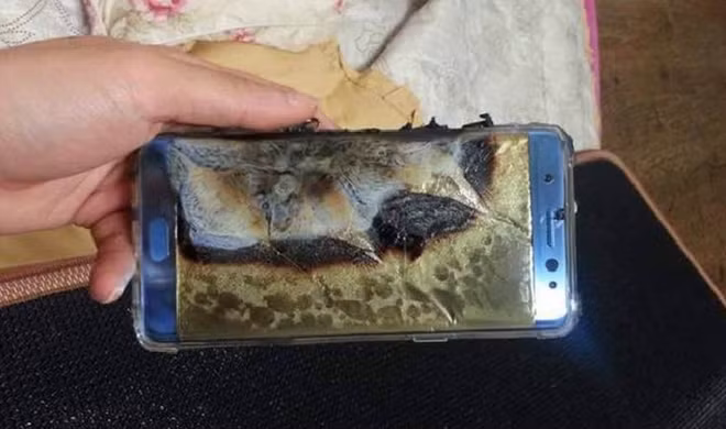Chiếc note7 cháy nổ bất thường được coi là thảm họa của Samsung.