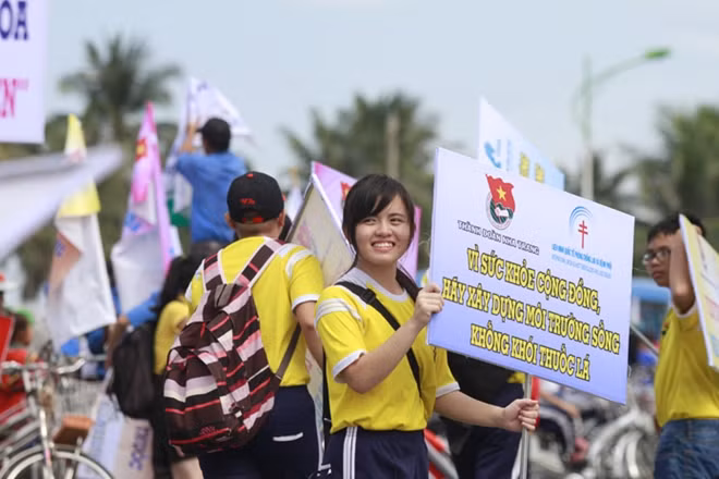 Hưởng ứng phòng chống tác hại của thuốc lá.