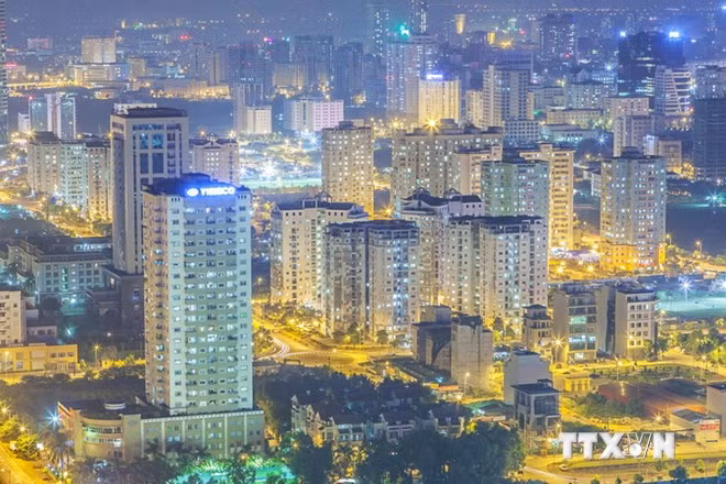 Thủ đô Hà Nội ngày càng khang trang, hiện đại. Ảnh: TTXVN