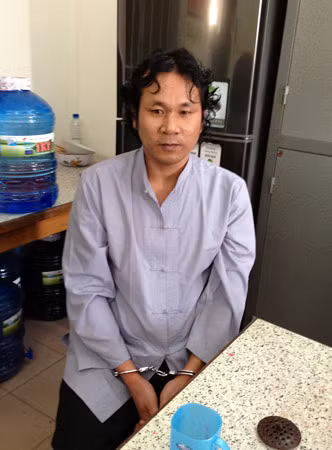 Trương Văn Ngọc tại Công an Quảng Nam.