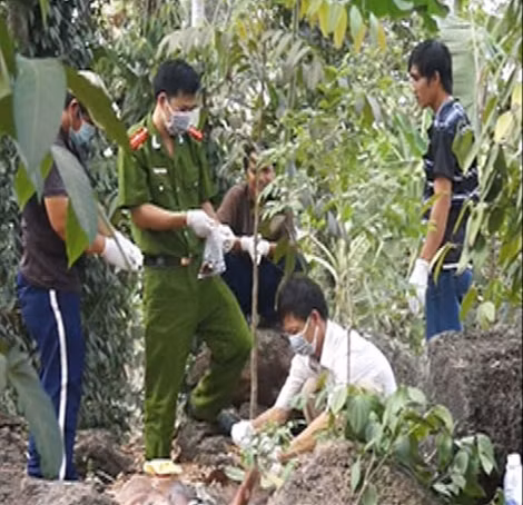 Nơi phát hiện thi thể cụ ông.