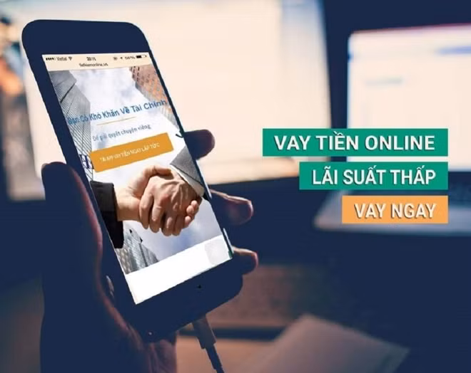 Hoạt động “tín dụng đen” bằng hình thức cho vay online.