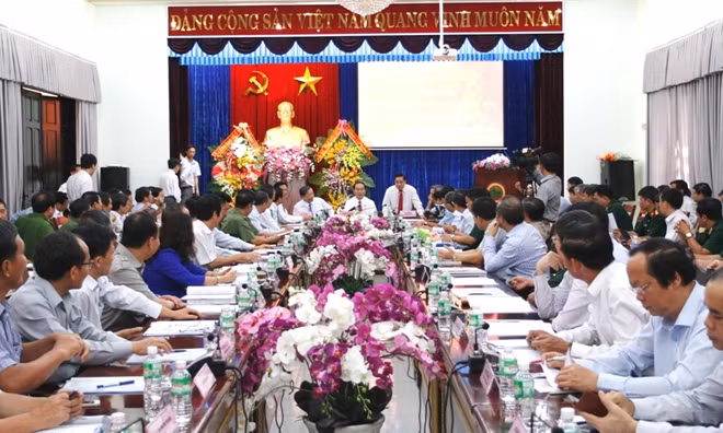 Quang cảnh buổi lễ.