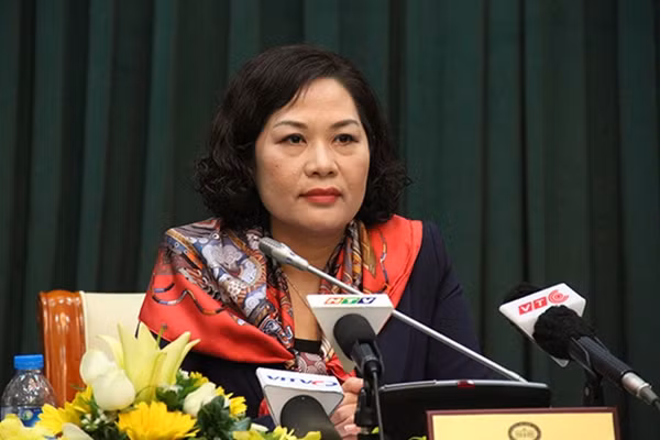 Phó Thống đốc NHNN Nguyễn Thị Hồng.