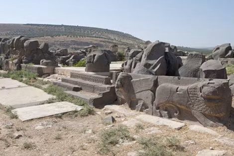 Một phần di tích Hittite còn lại.
