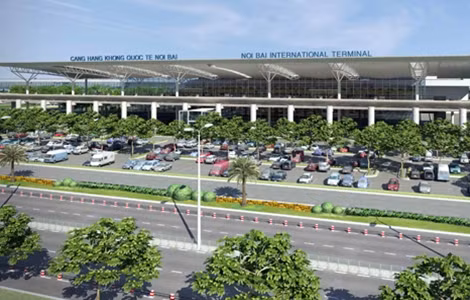 Cảng hàng không quốc tế Nội Bài.