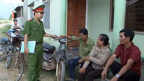 Công an huyện Phù Mỹ thường xuyên bám sát địa bàn, đảm bảo an ninh trật tự.