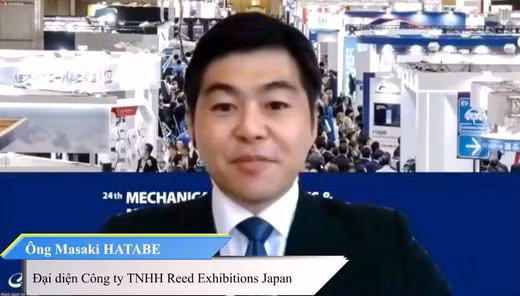 ông Masaki Hatabe, Đại diện Công ty TNHH Reed Exhibitions Japan