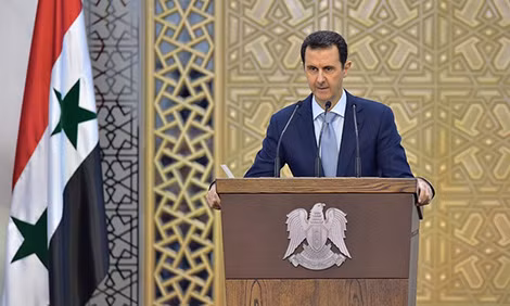 Tổng thống Bashar al-Assad phát biểu trước Quốc hội Syria cuối tháng 7/2015 đánh giá về thực trạng quân đội Chính phủ Syria. Tổng thống Bashar al-Assad phát biểu trước Quốc hội Syria cuối tháng 7/2015 đánh giá về thực trạng quân đội Chính phủ Syria.