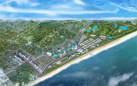 Phối cảnh tổng thể khu The Luxury. Phối cảnh tổng thể khu The Luxury.