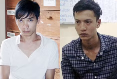 Hung thủ Nguyễn Hải Dương và Vũ Văn Tiến trong vụ thảm án tại Bình Phước.
