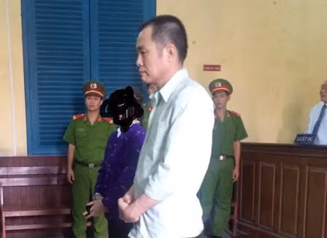 Bị cáo Thiện tại phiên xử. Bị cáo Thiện tại phiên xử.