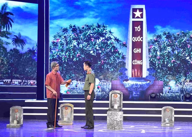 Nghệ sĩ Nhà hát CAND diễn trích đoạn "Gặp lại người đã chết" tối 13/5