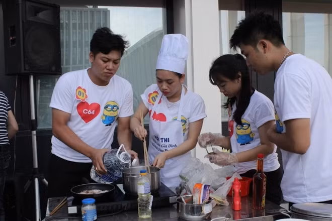 Nhiều món ăn hấp dẫn được Ban giám khảo đánh giá cao
