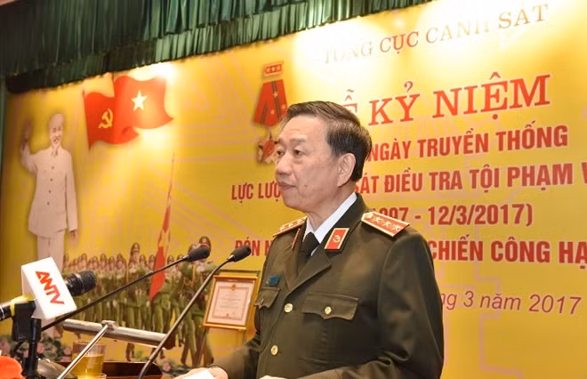 Bộ trưởng Tô Lâm phát biểu tại Lễ kỷ niệm