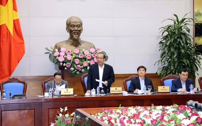 Phó Thủ tướng Thường trực Trương Hòa Bình phát biểu tại Hội nghị