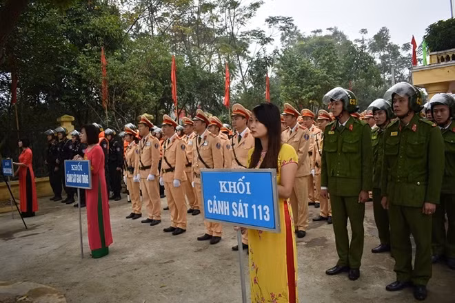 Các lực lượng tham gia Lễ gia quân